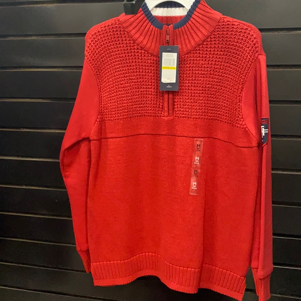 Red Tommy Hilfiger Kids Sweater